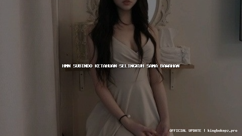 hmn subindo ketahuan selingkuh sama bawahan