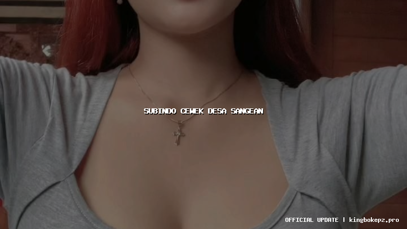 subindo cewek desa sangean