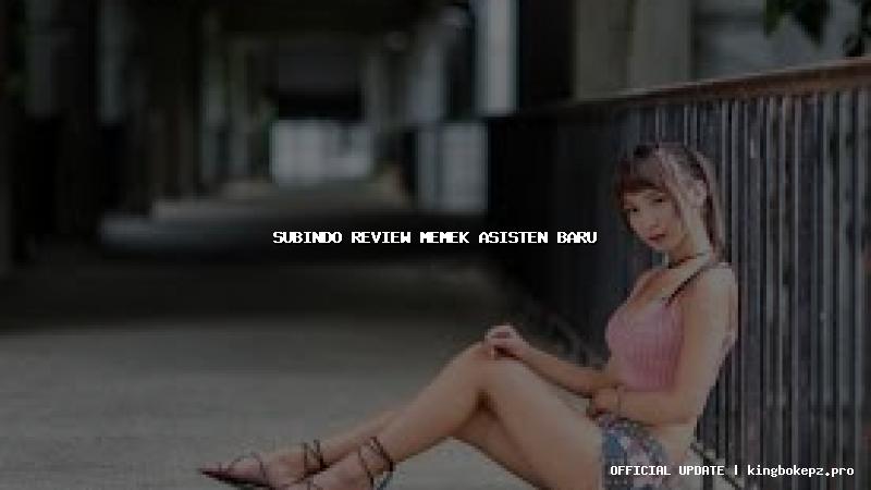subindo review memek asisten baru