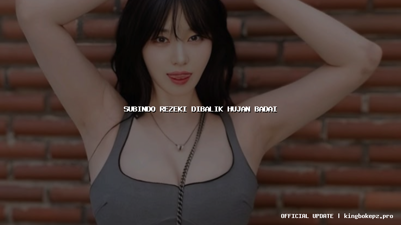 subindo rezeki dibalik hujan badai