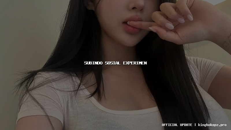 subindo sosial experimen